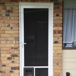 Security Door with Pet Door
