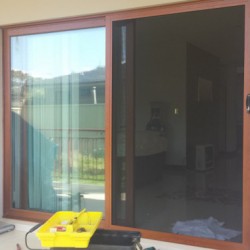 Sliding Security Screen door Western Red Cedar
