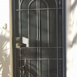 Wrought Iron With Stainless Screen Mesh